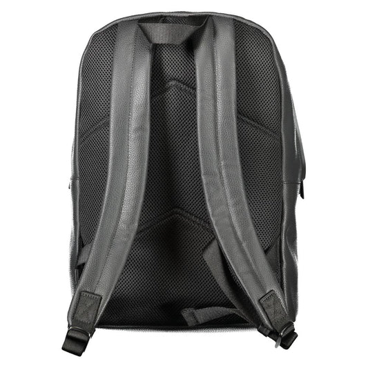 Calvin Klein Black Polyester Men Backpack Calvin Klein