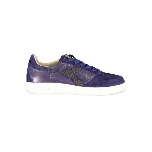 Diadora Blue Leather Women Sneaker Diadora