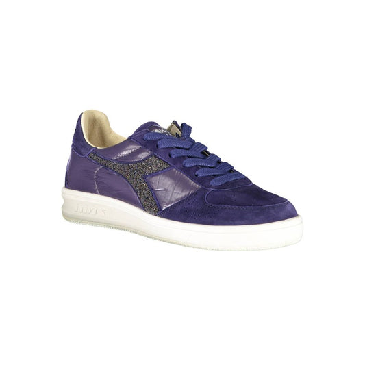 Diadora Blue Leather Women Sneaker