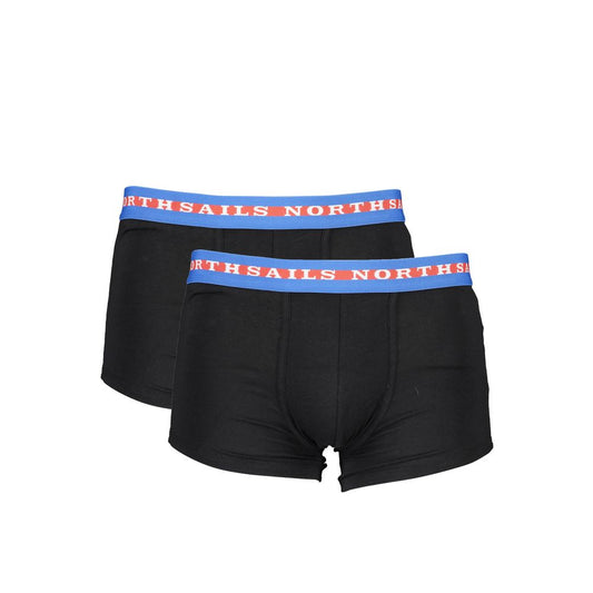 North Sails Black Cotton Underwear North Sails