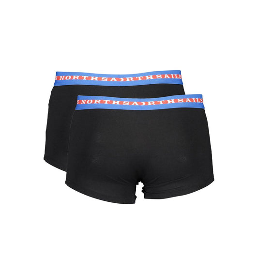 North Sails Black Cotton Underwear North Sails