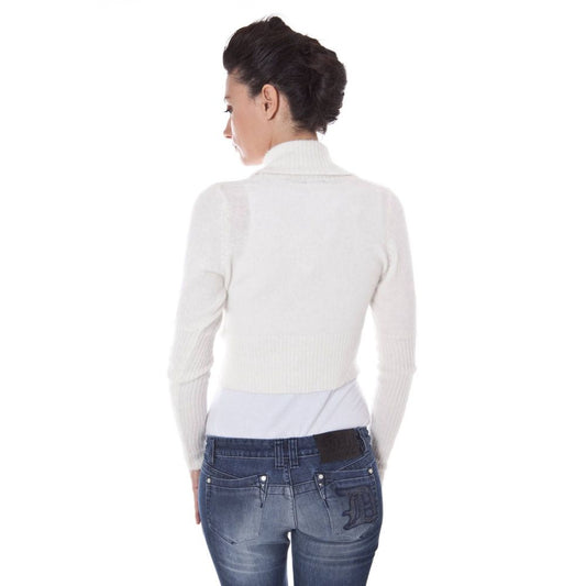 Datch White Wool Sweater Datch