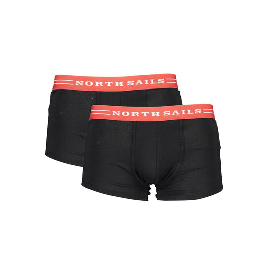 North Sails Black Cotton Underwear North Sails