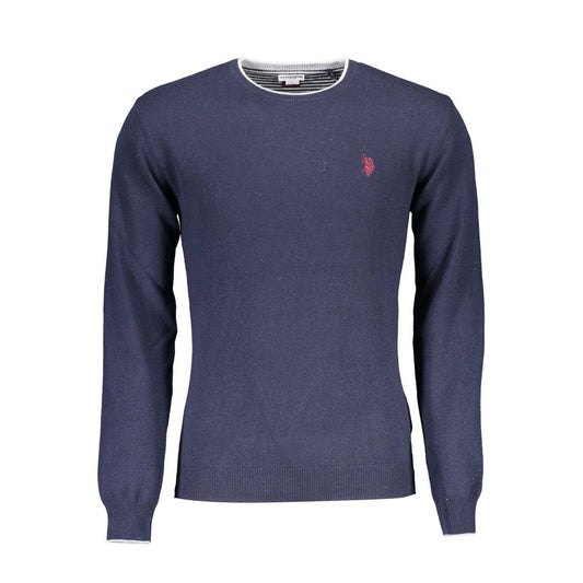 U.S. POLO ASSN. Blue Wool Men Sweater U.S. POLO ASSN.