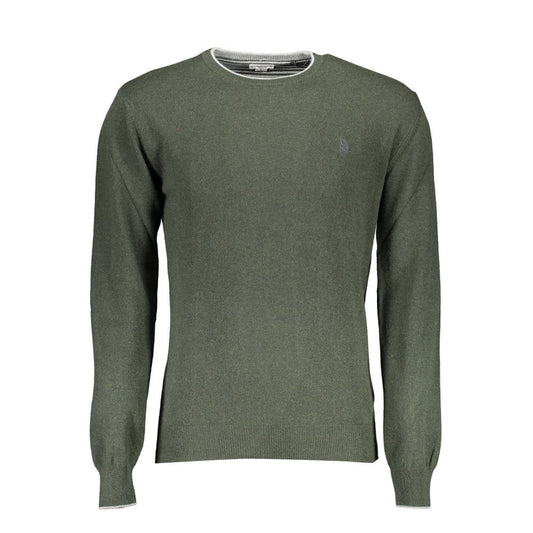 U.S. POLO ASSN. Green Wool Men Sweater U.S. POLO ASSN.