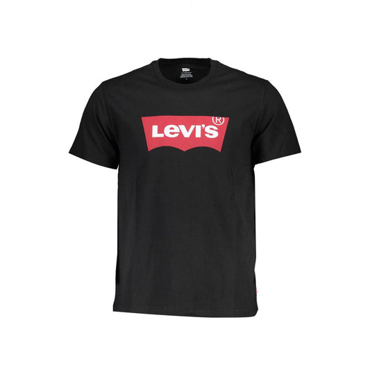 Levi's Black Cotton Men T-Shirt Levi's