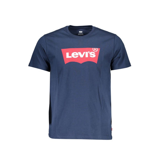 Levi's Blue Cotton Men T-Shirt Levi's