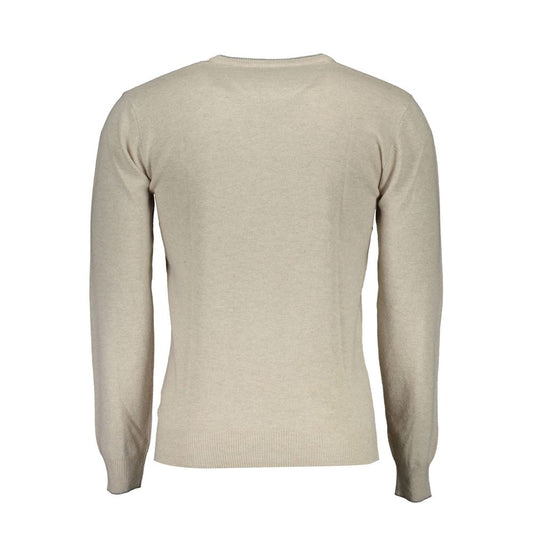 U.S. POLO ASSN. Beige Wool Men Sweater U.S. POLO ASSN.