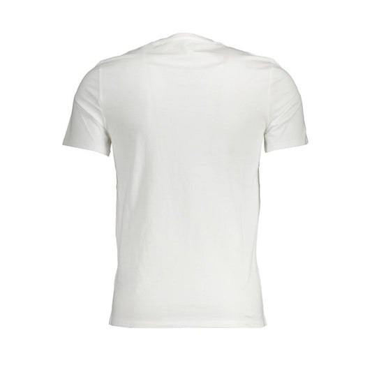 Guess Jeans White Cotton Men T-Shirt Guess Jeans