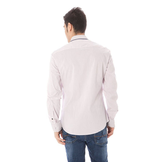 Costume National Pink Cotton Men Shirt Costume National