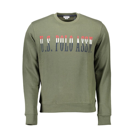 U.S. POLO ASSN. Green Cotton Men Sweater U.S. POLO ASSN.