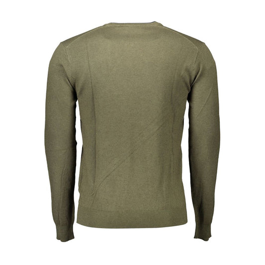 U.S. POLO ASSN. Green Viscose Men Sweater U.S. POLO ASSN.