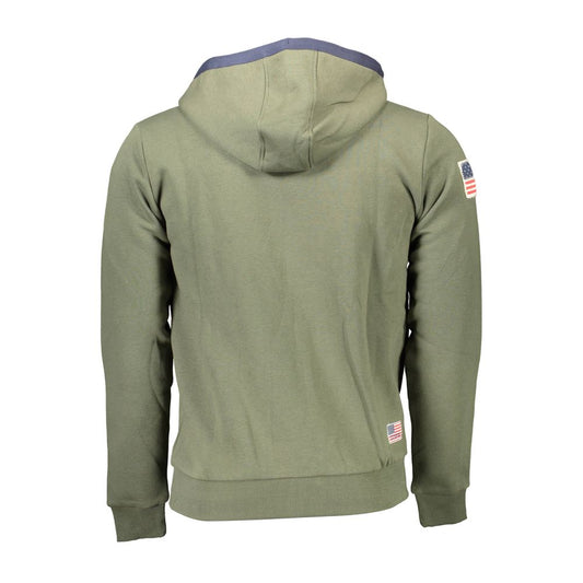 U.S. POLO ASSN. Green Cotton Men Sweater U.S. POLO ASSN.