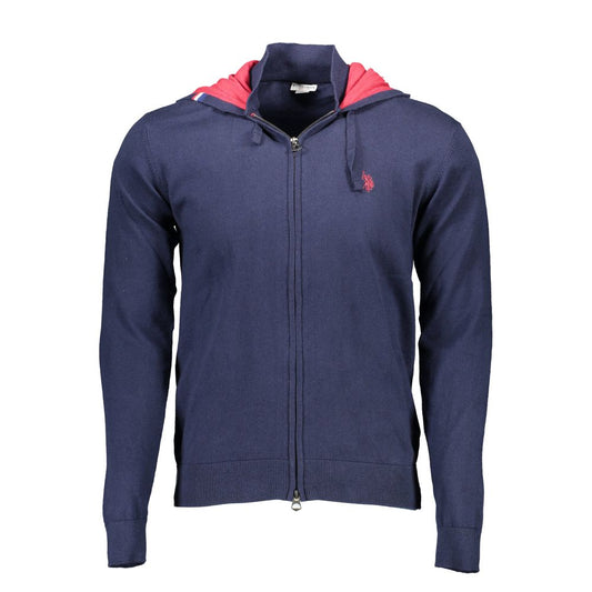 U.S. POLO ASSN. Blue Cotton Men Sweater U.S. POLO ASSN.