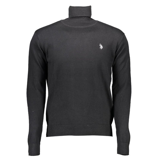 U.S. POLO ASSN. Black Cotton Men Sweater U.S. POLO ASSN.