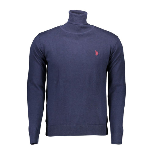 U.S. POLO ASSN. Blue Cotton Men Sweater U.S. POLO ASSN.