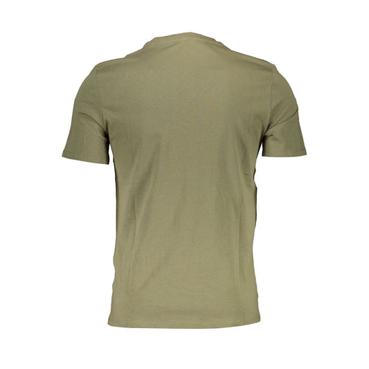 Guess Jeans Green Cotton Men TShirt Guess Jeans