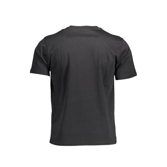 North Sails Black Cotton Men T-Shirt North Sails