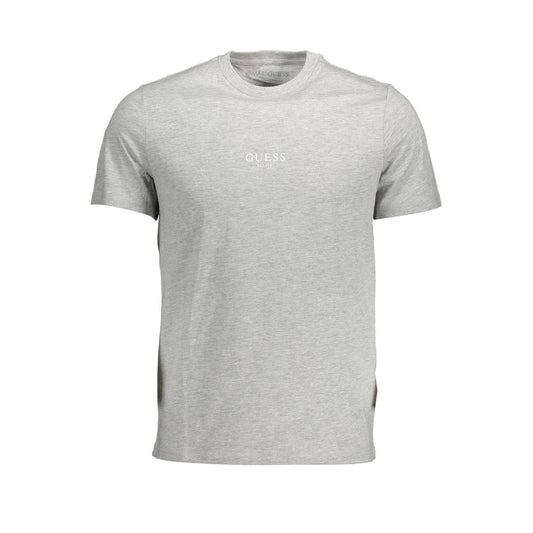 Guess Jeans Gray Cotton Men T-Shirt Guess Jeans