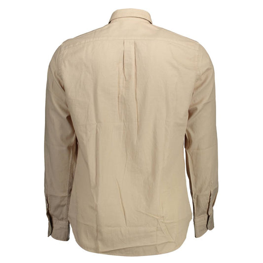 Harmont & Blaine Beige Cotton Men Shirt Harmont & Blaine