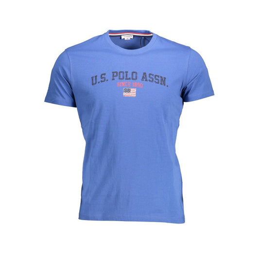 U.S. POLO ASSN. Blue Cotton Men T-Shirt U.S. POLO ASSN.