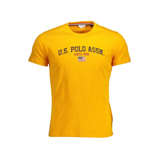 U.S. POLO ASSN. Orange Cotton Men T-Shirt U.S. POLO ASSN.