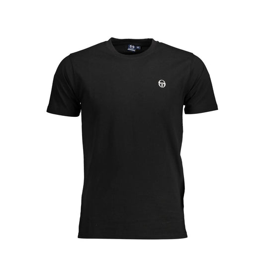 Sergio Tacchini Black Cotton T-Shirt Sergio Tacchini