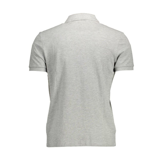 North Sails Gray Cotton Men Polo Shirt North Sails