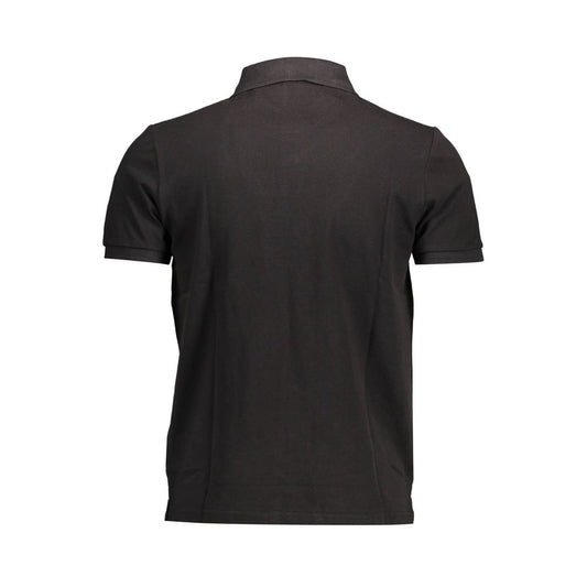 North Sails Black Cotton Men Polo Shirt North Sails