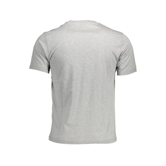 North Sails Gray Cotton Men T-Shirt North Sails