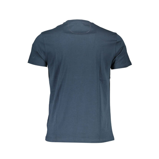 La Martina Blue Cotton Men T-Shirt La Martina