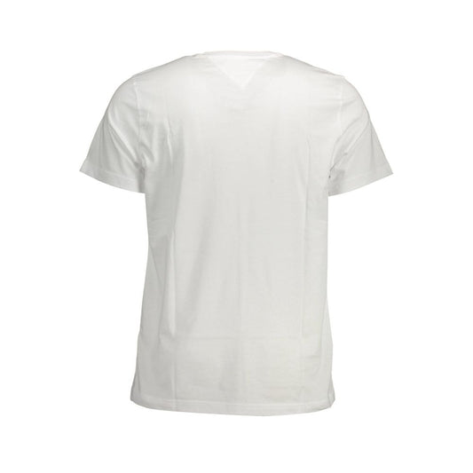 Tommy Hilfiger White Cotton Men TShirt Tommy Hilfiger