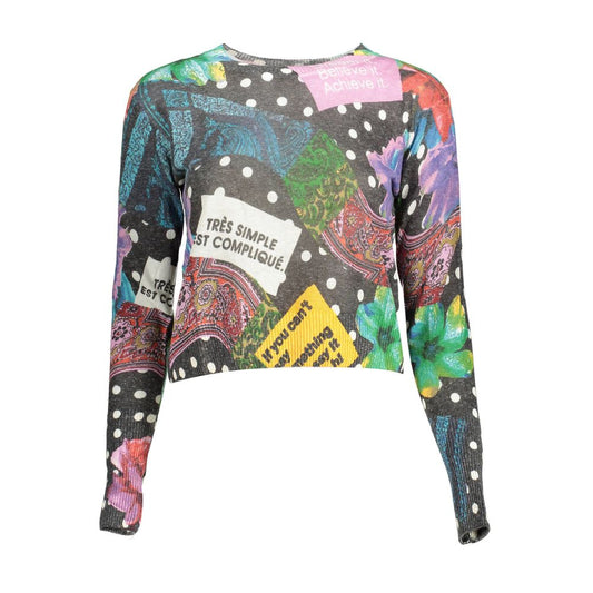 Desigual Black Acrylic Women Sweater Desigual