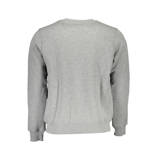 North Sails Gray Cotton Men Sweater