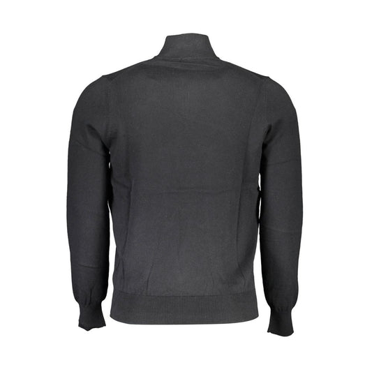 North Sails Black Cotton Men Sweater