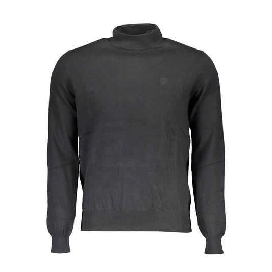 North Sails Black Cotton Men Sweater North Sails