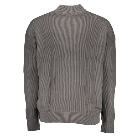 Calvin Klein Gray Cotton Men Sweater