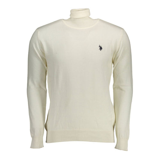 U.S. POLO ASSN. White Cotton Men Sweater U.S. POLO ASSN.