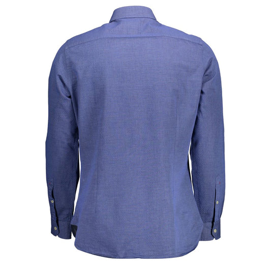 U.S. POLO ASSN. Blue Cotton Men Shirt U.S. POLO ASSN.