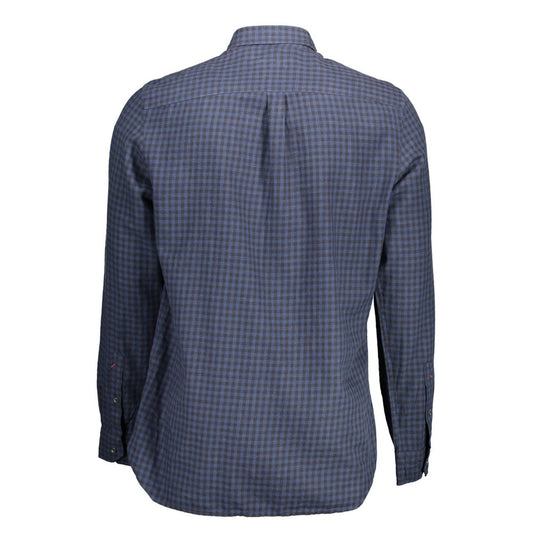 U.S. POLO ASSN. Blue Cotton Men Shirt U.S. POLO ASSN.