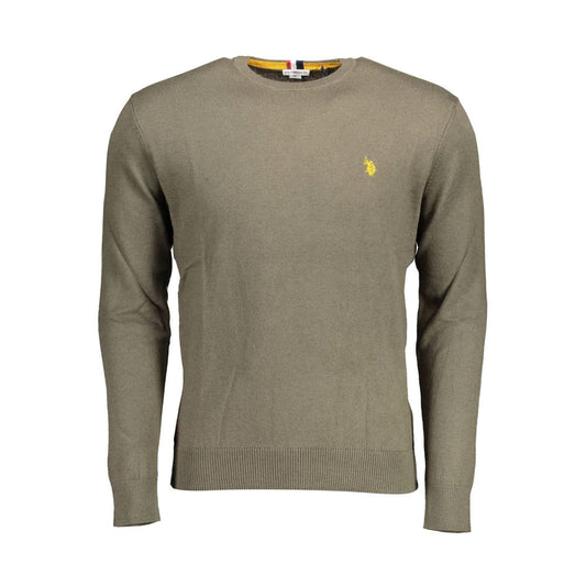 U.S. POLO ASSN. Green Cotton Men Sweater U.S. POLO ASSN.