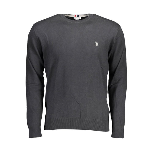 U.S. POLO ASSN. Black Cotton Men Sweater U.S. POLO ASSN.