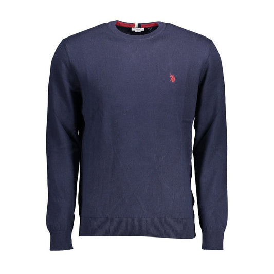 U.S. POLO ASSN. Blue Cotton Men Sweater U.S. POLO ASSN.