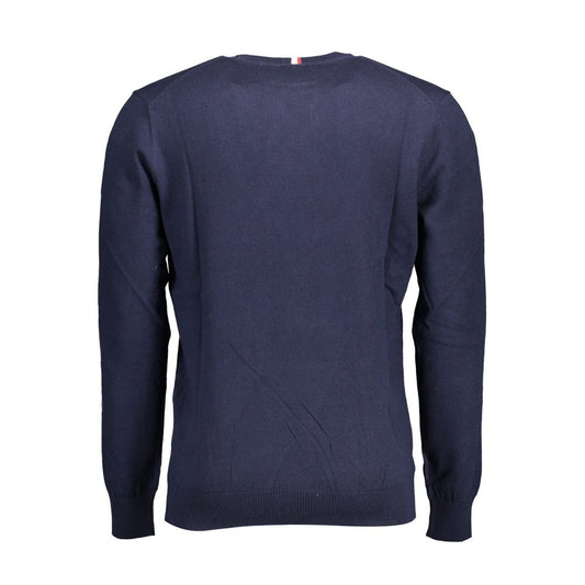 U.S. POLO ASSN. Blue Cotton Men Sweater U.S. POLO ASSN.