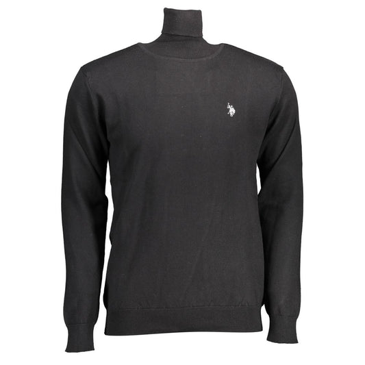 U.S. POLO ASSN. Black Cotton Men Sweater U.S. POLO ASSN.