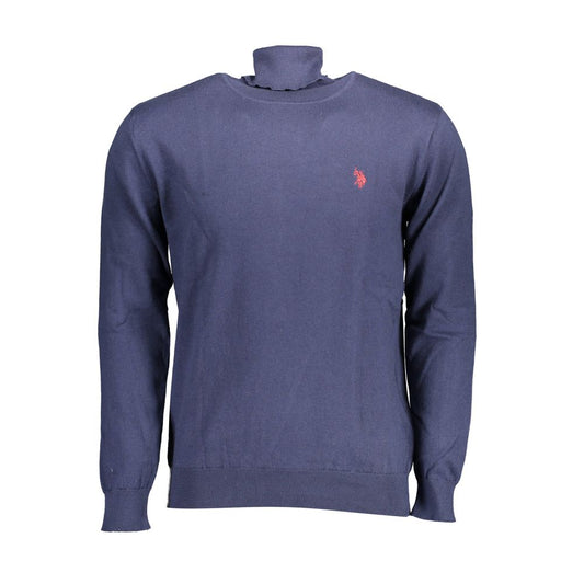 U.S. POLO ASSN. Blue Cotton Men Sweater U.S. POLO ASSN.