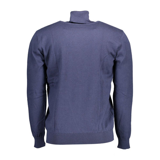 U.S. POLO ASSN. Blue Cotton Men Sweater U.S. POLO ASSN.