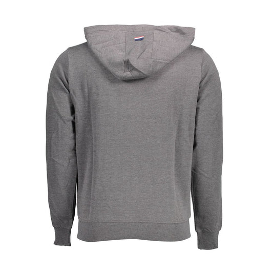 U.S. POLO ASSN. Gray Cotton Men Sweater U.S. POLO ASSN.