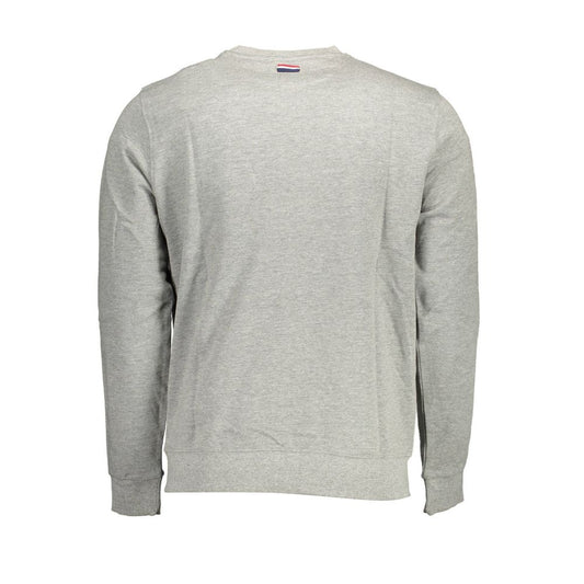 U.S. POLO ASSN. Gray Cotton Men Sweater U.S. POLO ASSN.