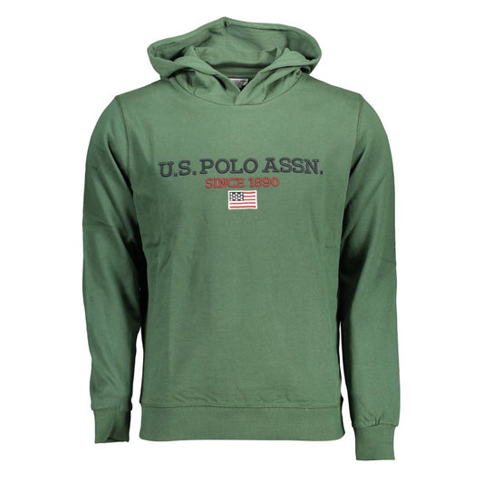 U.S. POLO ASSN. Green Cotton Men Sweater U.S. POLO ASSN.